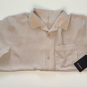 lululemon athletica Tan button up
